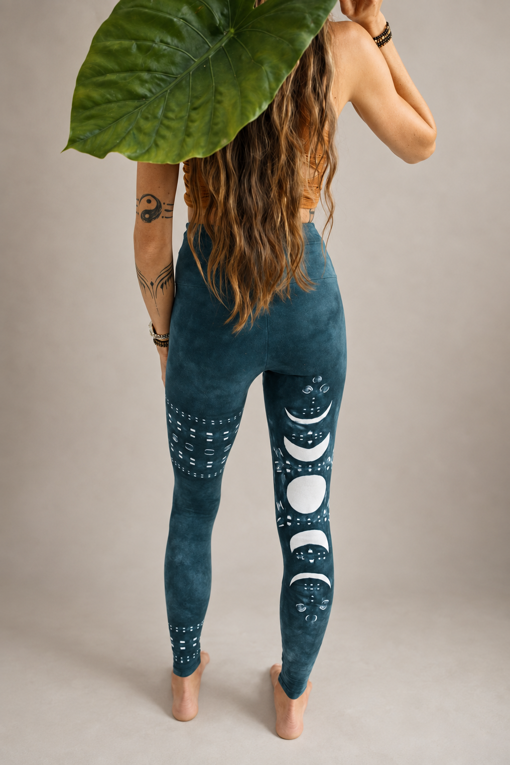 ————— COMING SOON ————— Phases Of The Moon - Marine Teal - Journey Legging